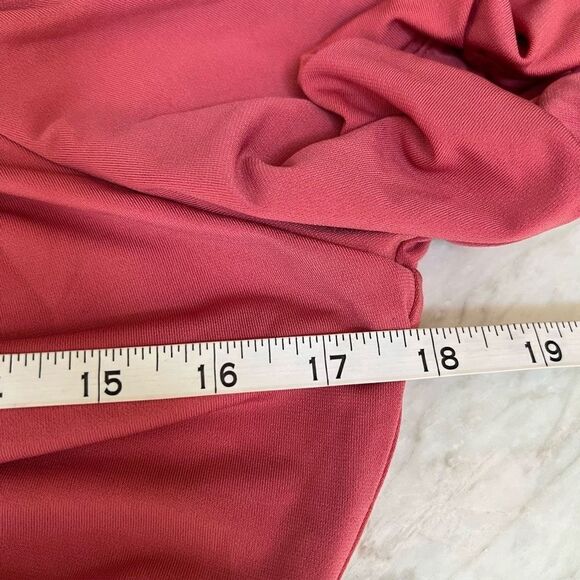 Kimi + Kai Maternity "Becka" Convertible Shoulder Ruched Dress size S NWOT - Picture 9 of 10